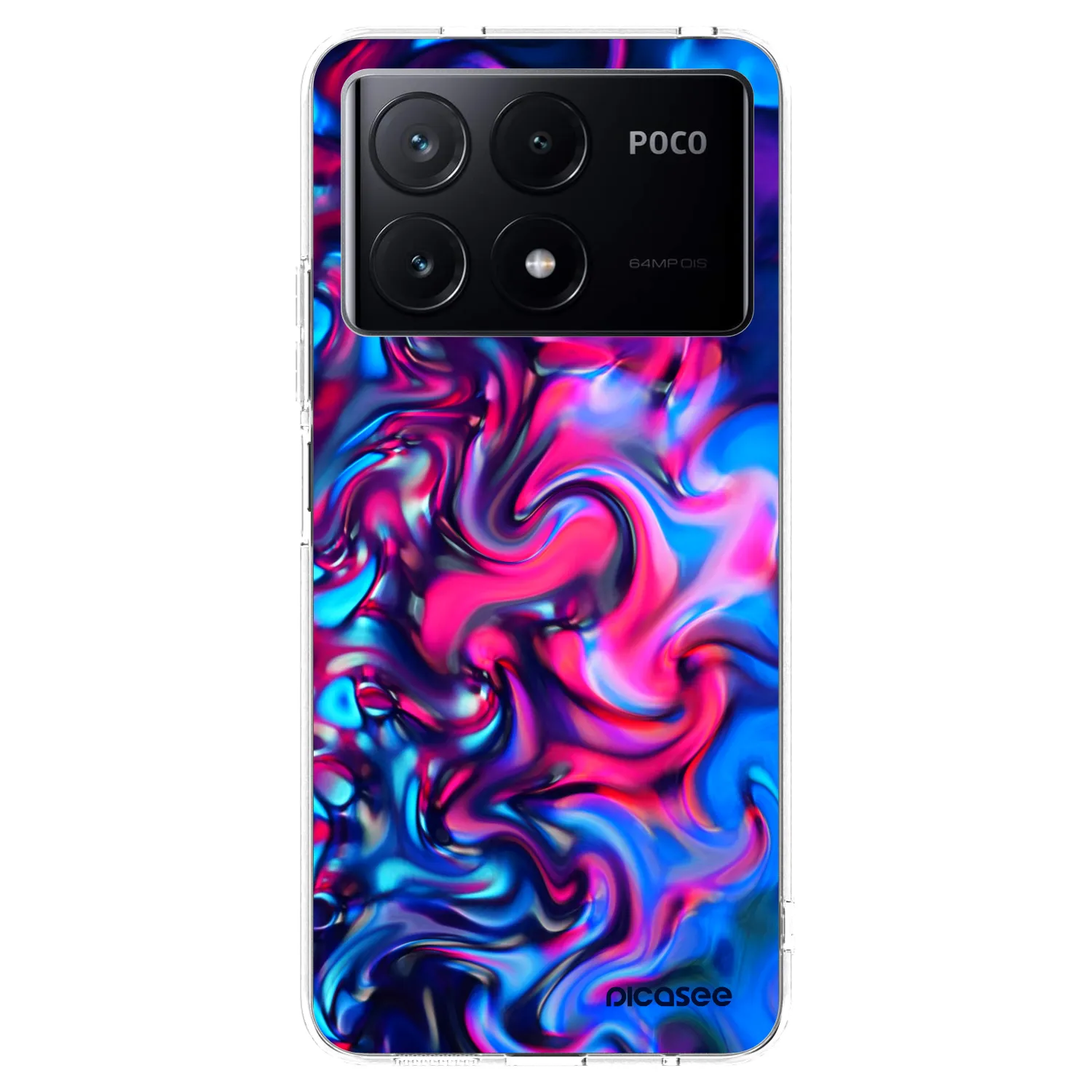 Picasee Xiaomi Poco X6 Pro Hülle - Transparentes Silikon - Redlight