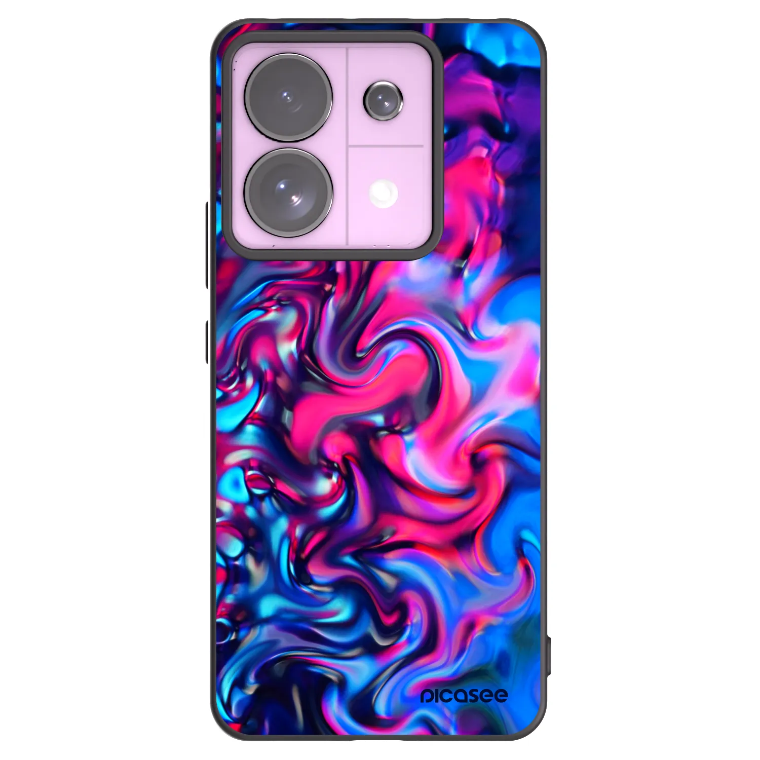 Picasee Xiaomi Redmi Note 13 Pro 5G Hülle - Schwarzes Silikon - Redlight