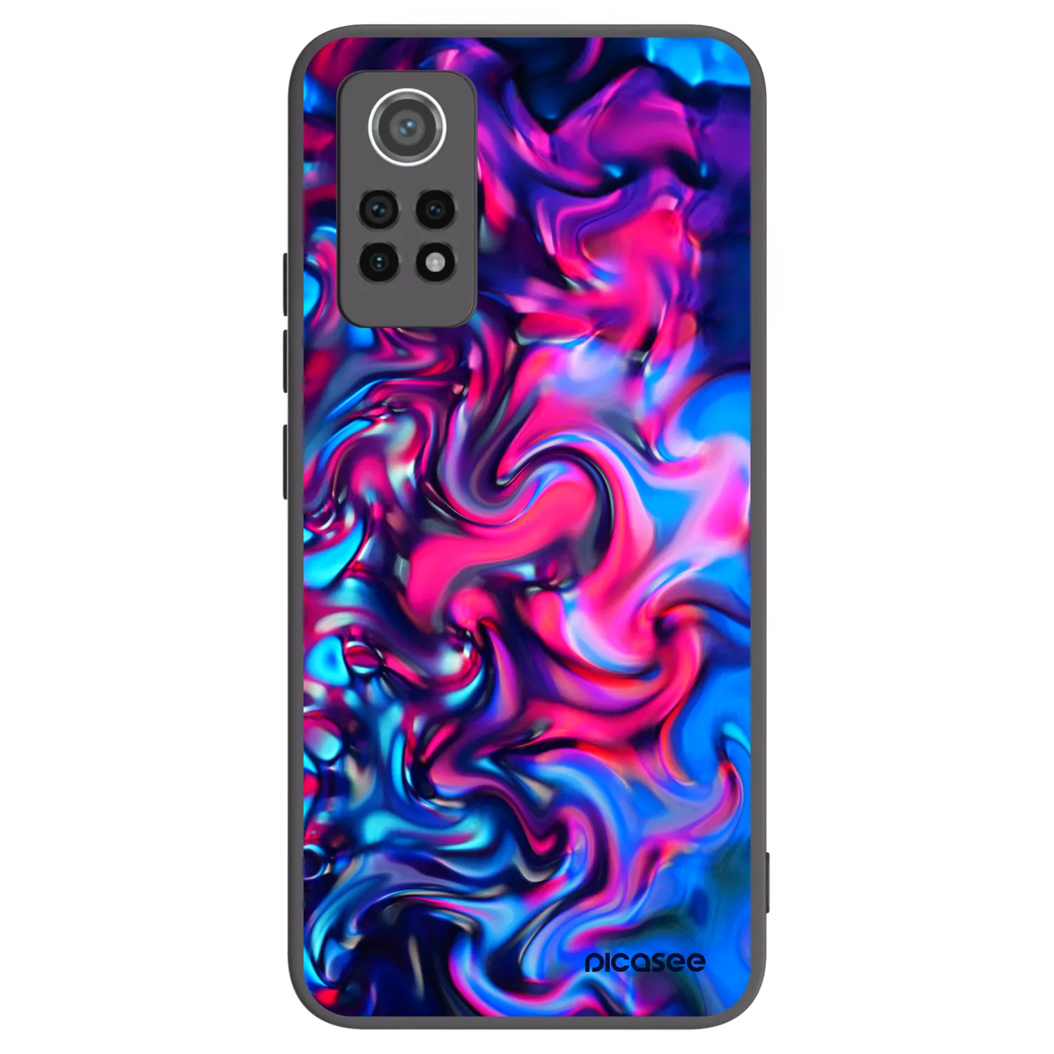 Picasee Xiaomi Redmi Note 12 Pro 4G Hülle - Schwarzes Silikon - Redlight