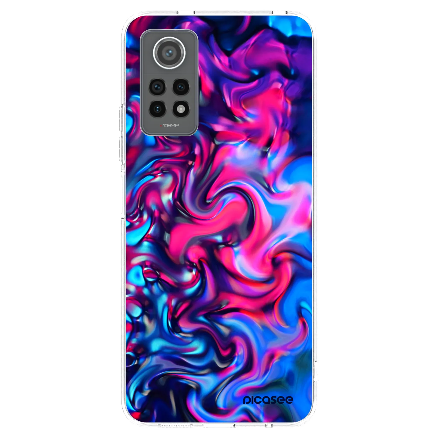 Picasee Xiaomi Redmi Note 12 Pro 4G Hülle - Transparentes Silikon - Redlight