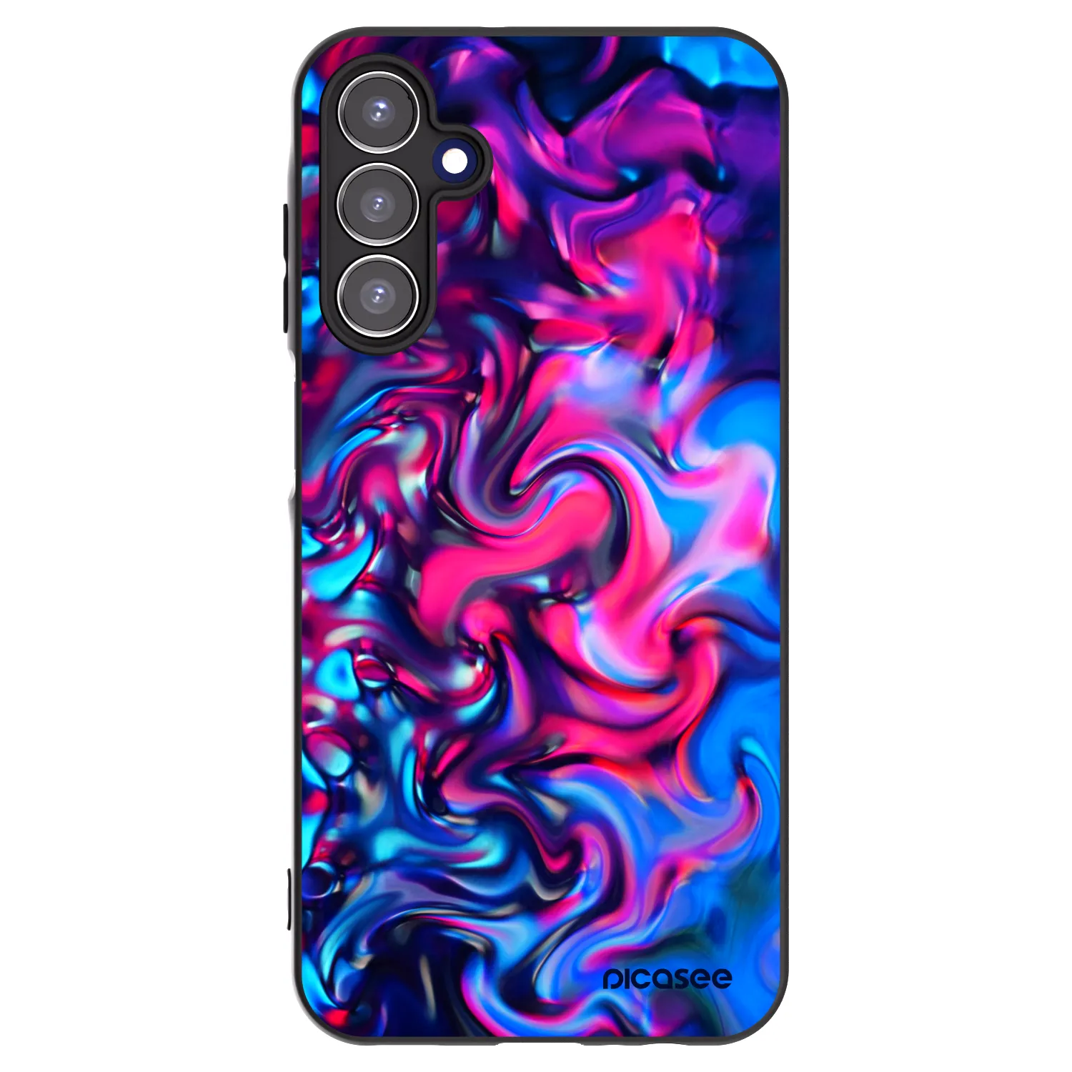 Picasee Samsung Galaxy A15 A155F 4G Hülle - Schwarzes Silikon - Redlight