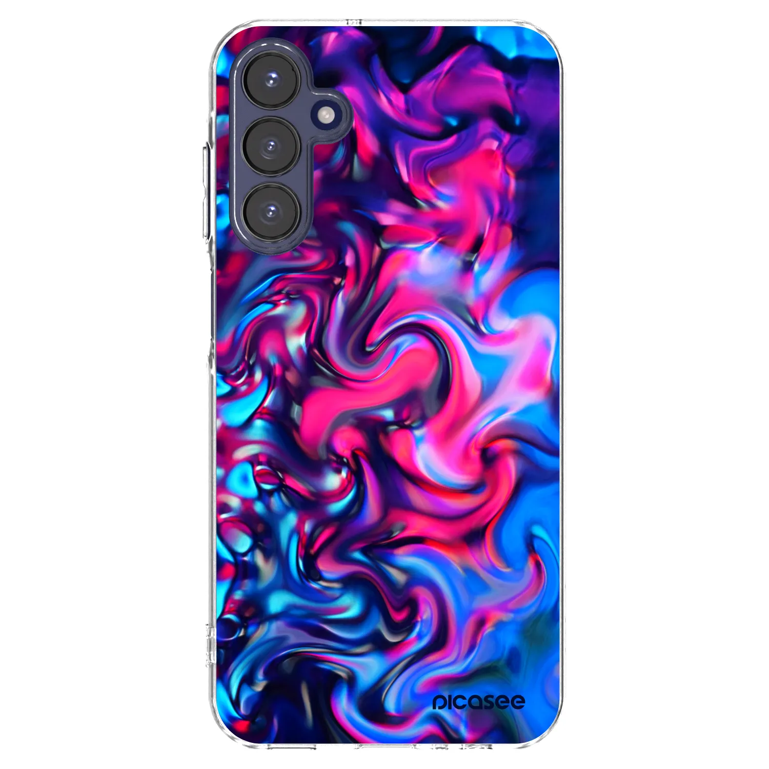 Picasee Samsung Galaxy A15 A155F 4G Hülle - Transparentes Silikon - Redlight