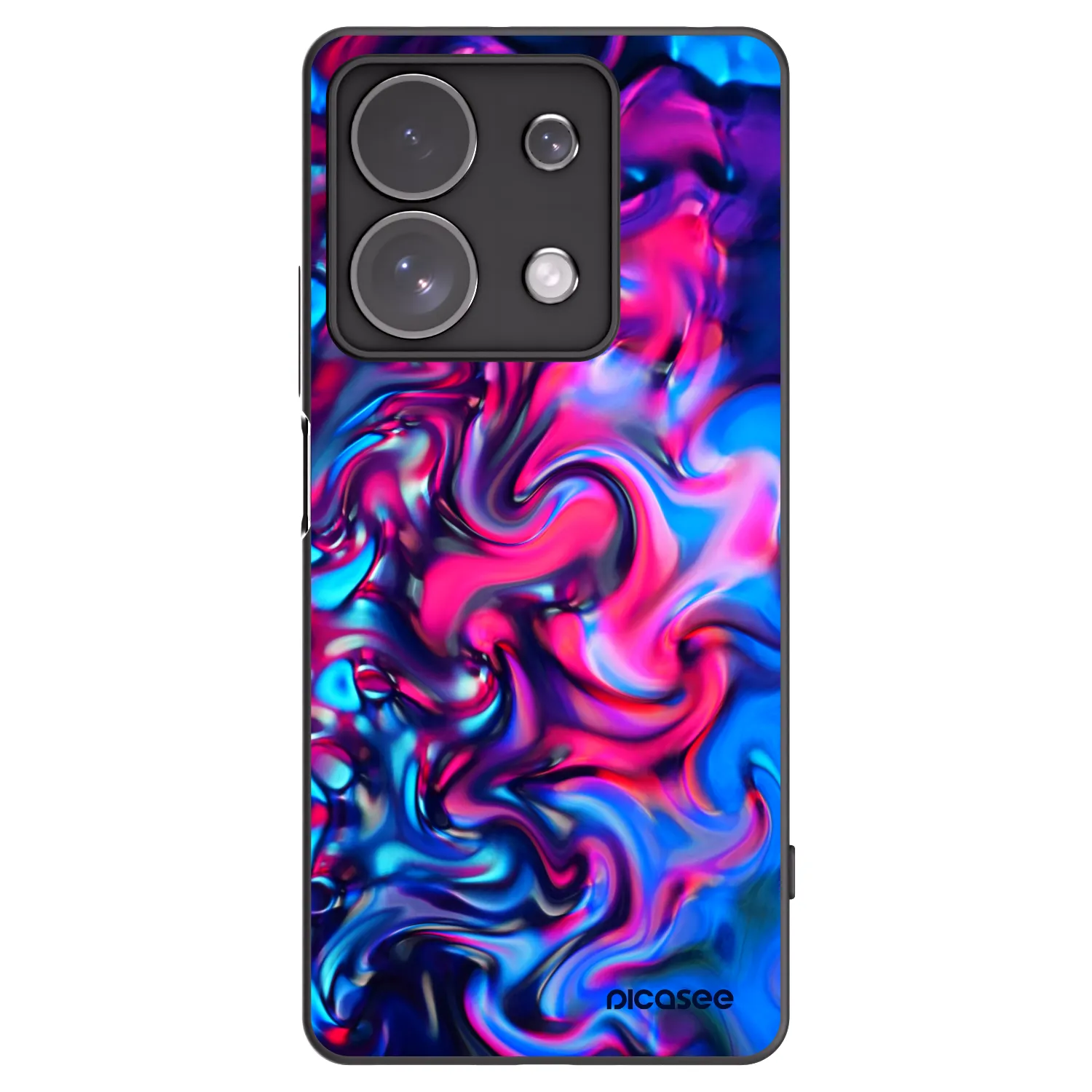 Picasee Xiaomi Redmi Note 13 Pro 4G Hülle - Schwarzes Silikon - Redlight