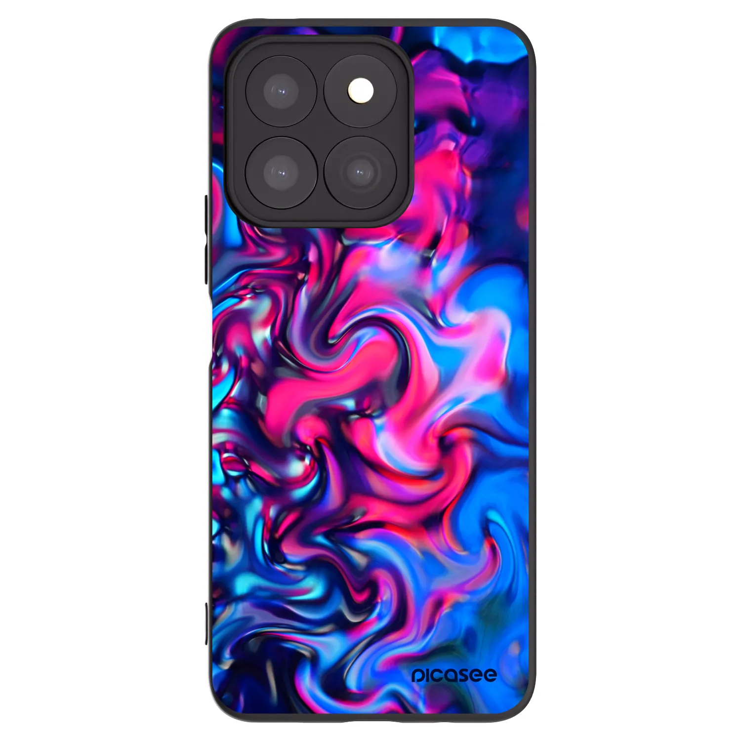 Picasee Honor X8b Hülle - Schwarzes Silikon - Redlight