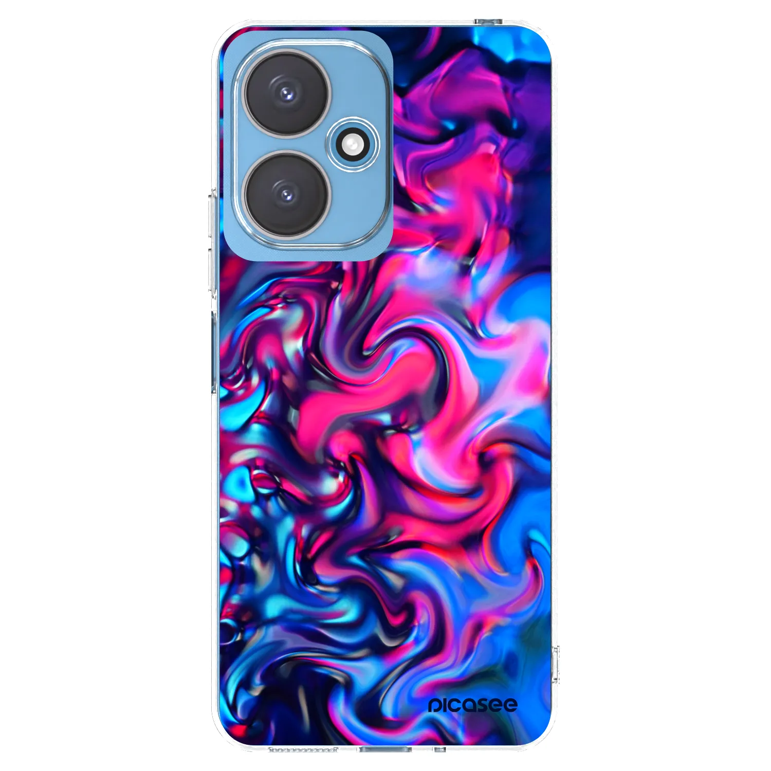 Picasee Xiaomi Redmi 13C 5G Hülle - Transparentes Silikon - Redlight