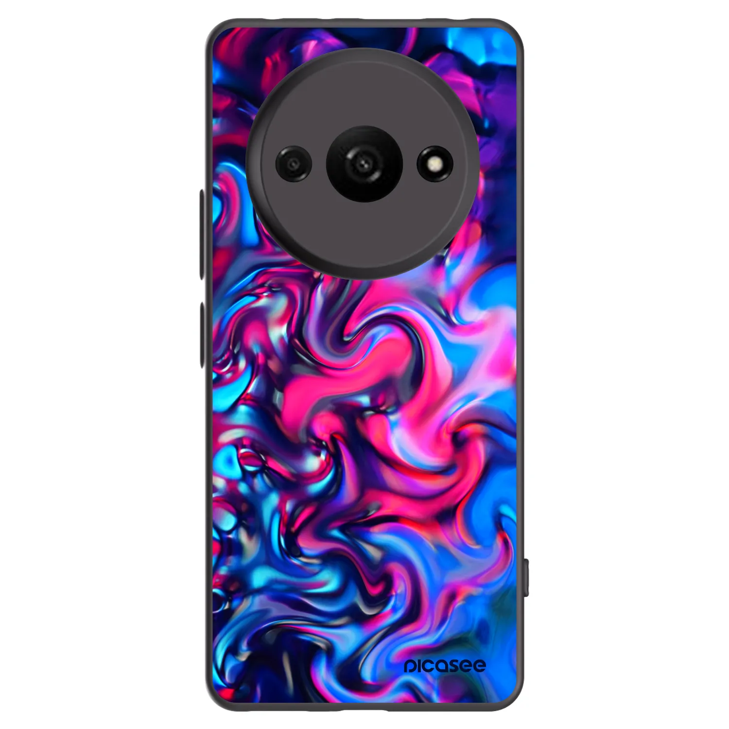 Picasee Xiaomi Redmi A3 Hülle - Schwarzes Silikon - Redlight