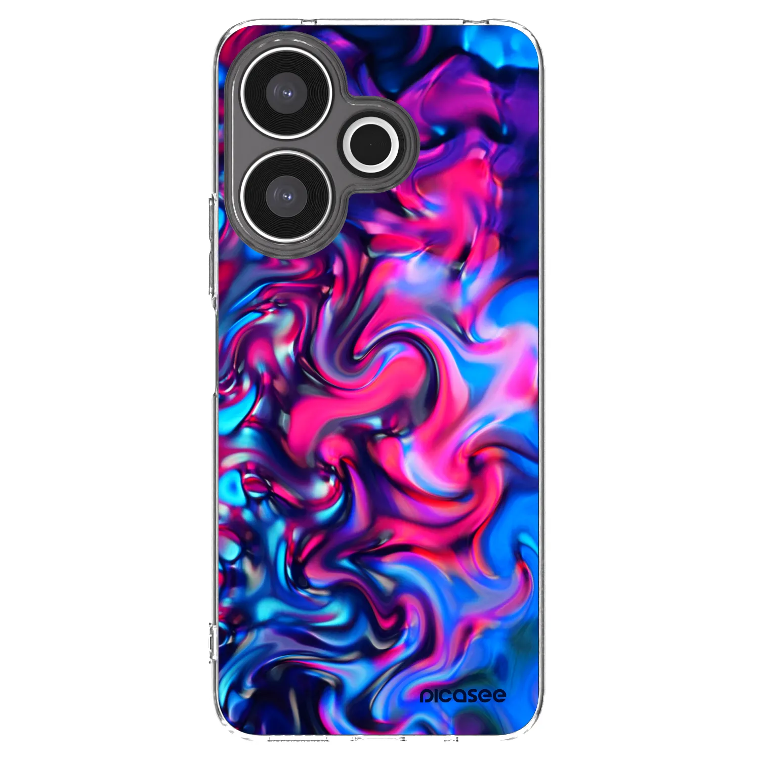 Picasee Xiaomi Redmi 13 4G Hülle - Transparentes Silikon - Redlight