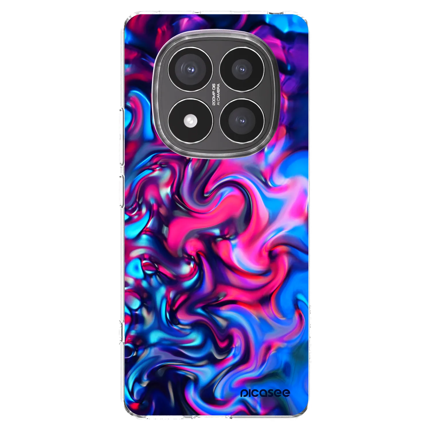 Picasee Xiaomi Redmi Note 14 Pro+ 5G Hülle - Transparentes Silikon - Redlight