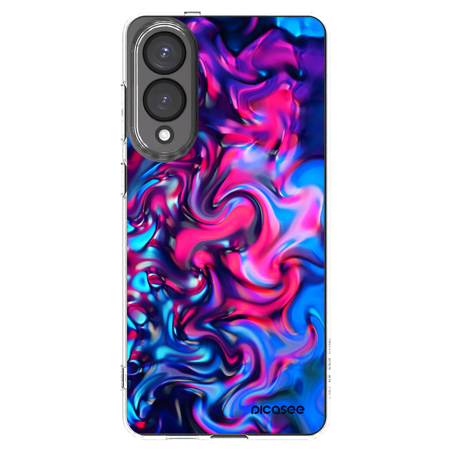 Picasee Samsung Galaxy S25 Edge 5G Hülle - Transparentes Silikon - Redlight