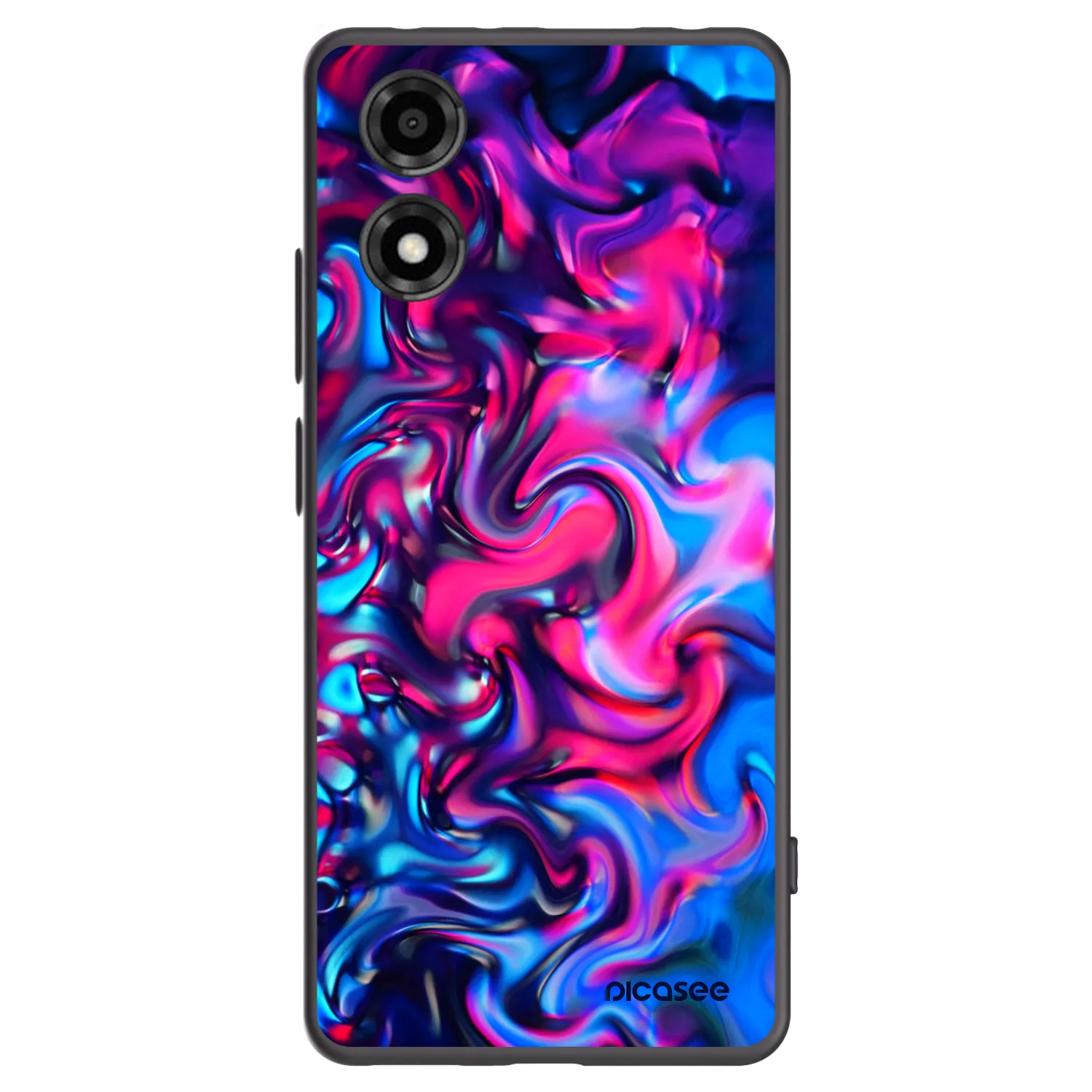 Picasee Motorola Moto E14 Hülle - Schwarzes Silikon - Redlight