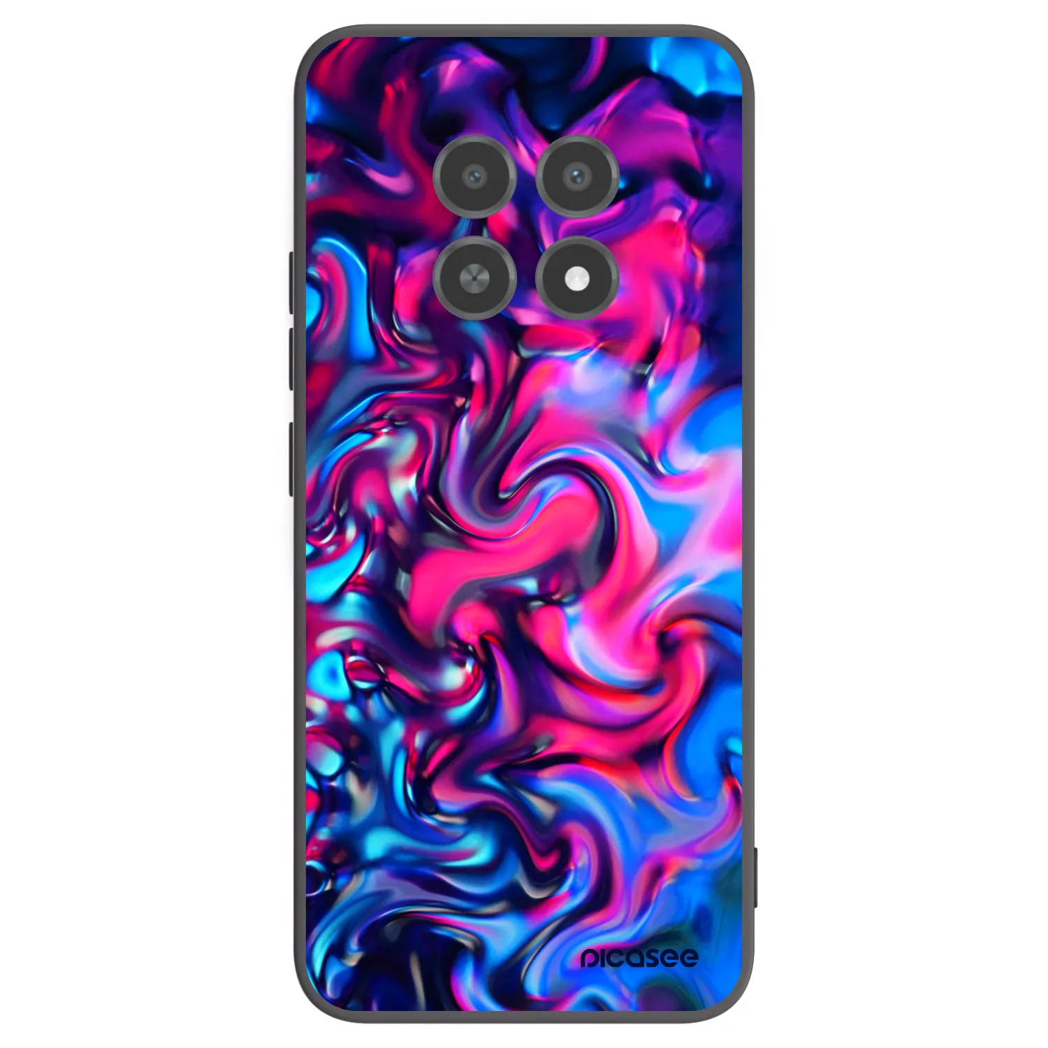 Picasee Realme 12X Hülle - Schwarzes Silikon - Redlight