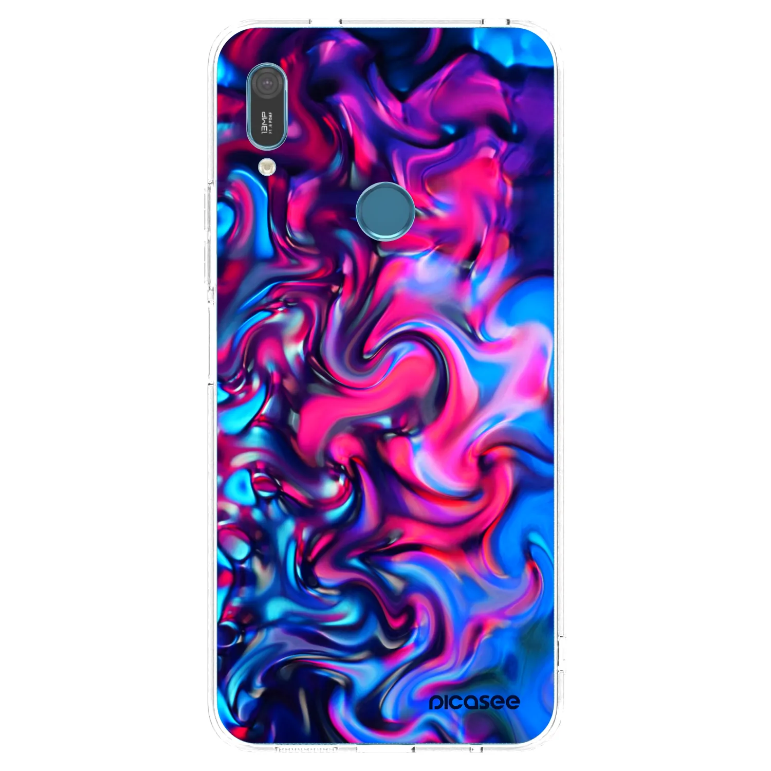 Picasee Huawei Y6 2019 Hülle - Transparentes Silikon - Redlight