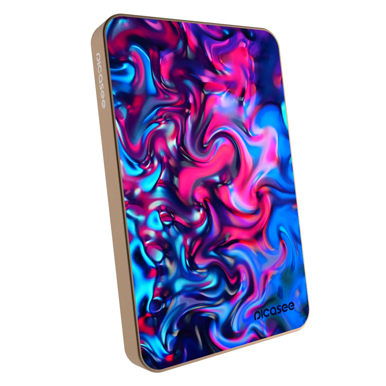 Picasee Powerbank mit MagSafe 5 000 mAh Golden - Redlight