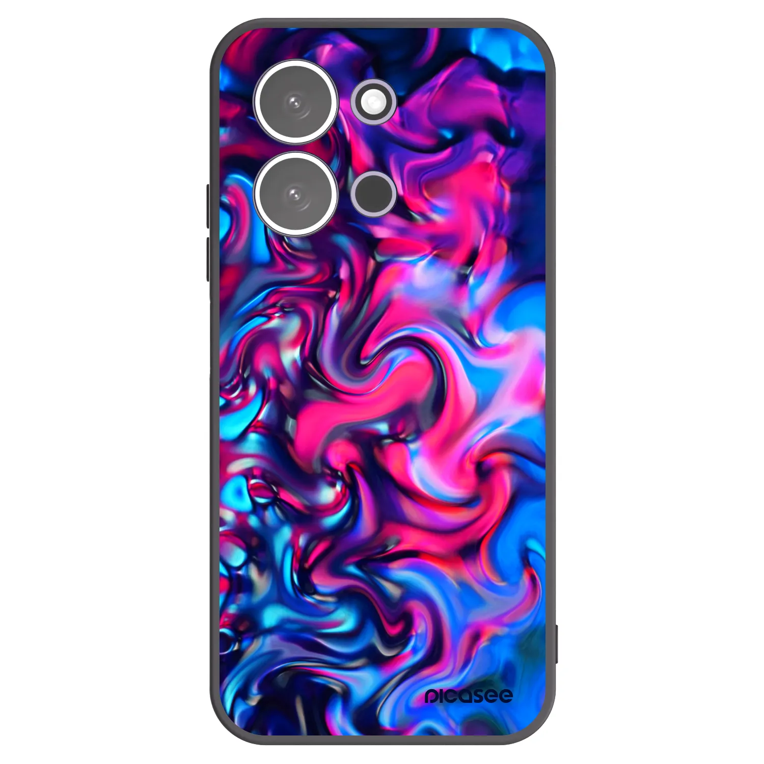 Picasee Xiaomi Redmi 15C 5G Hülle - Schwarzes Silikon - Redlight