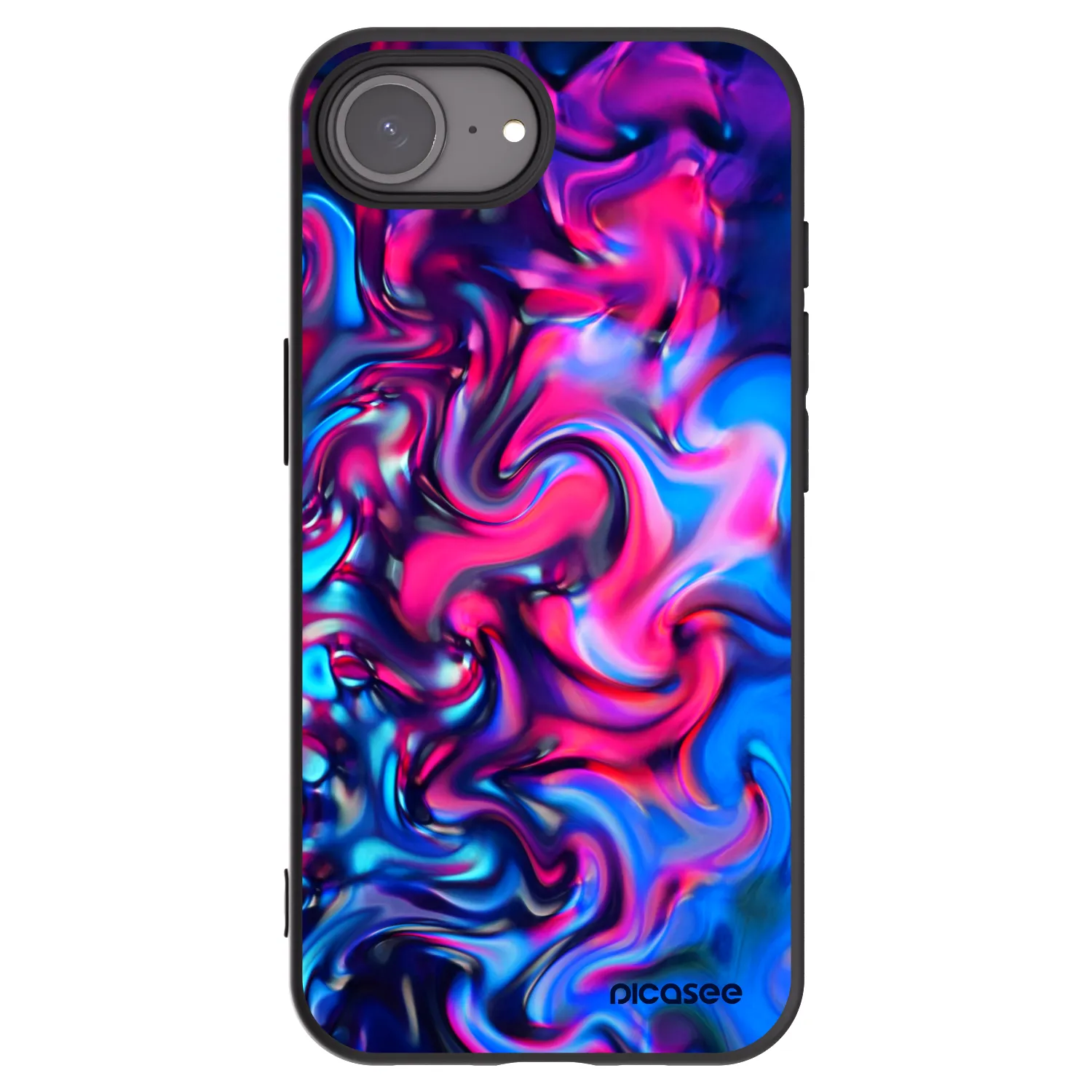 Picasee Apple iPhone 17e Hülle - Schwarzes Silikon - Redlight