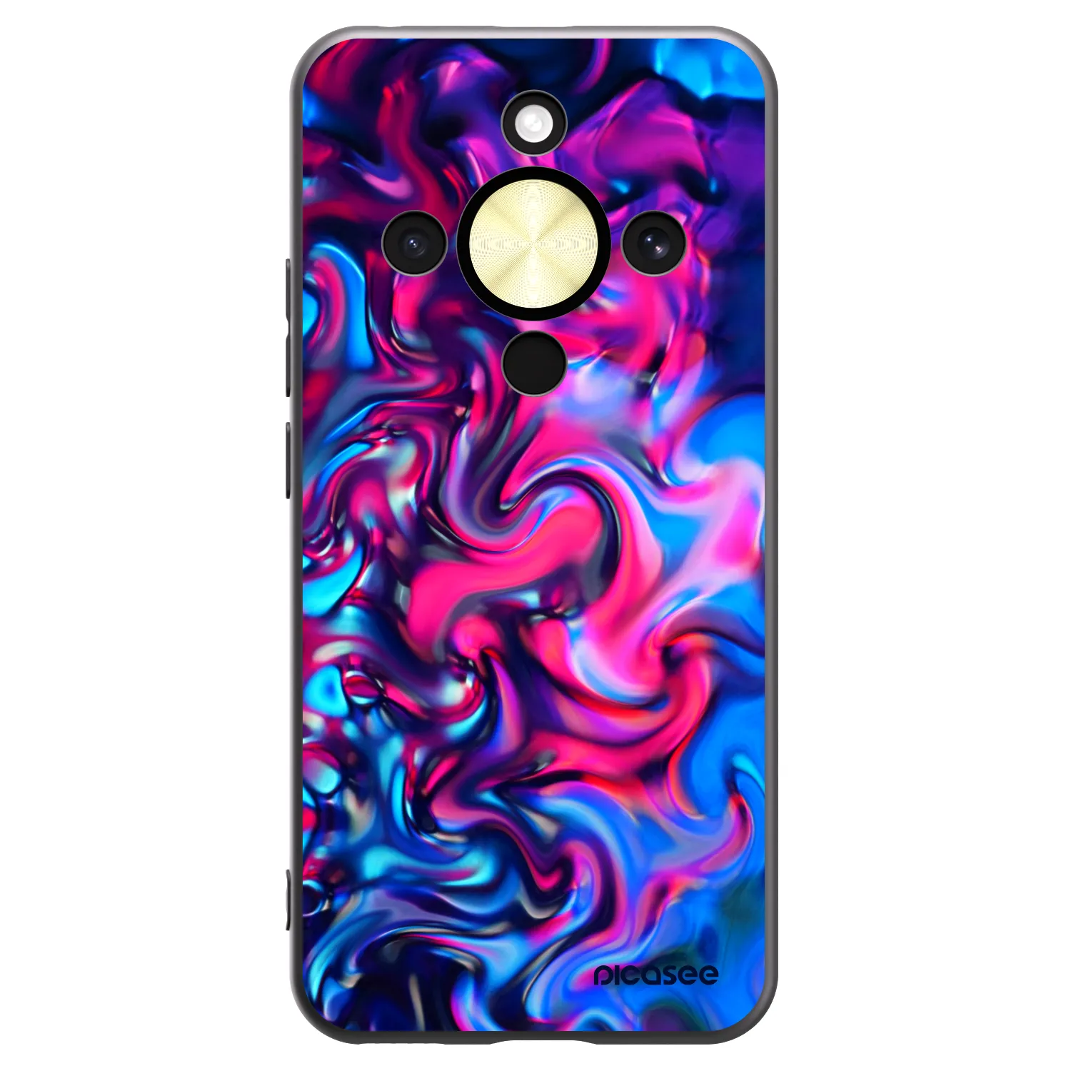 Picasee Honor Magic8 Lite 5G Hülle - Schwarzes Silikon - Redlight