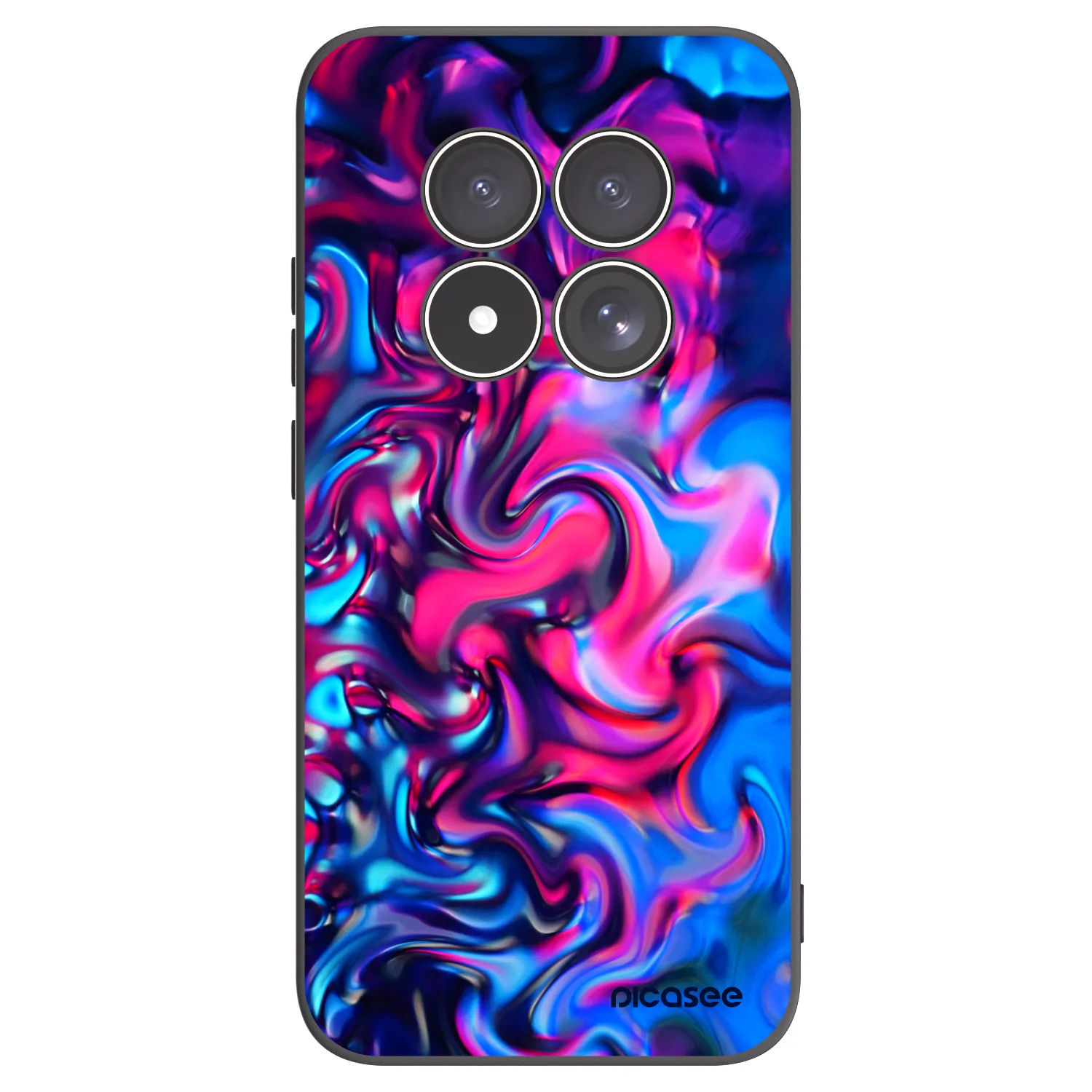 Picasee Xiaomi Redmi Note 15 Pro 5G Hülle - Schwarzes Silikon - Redlight