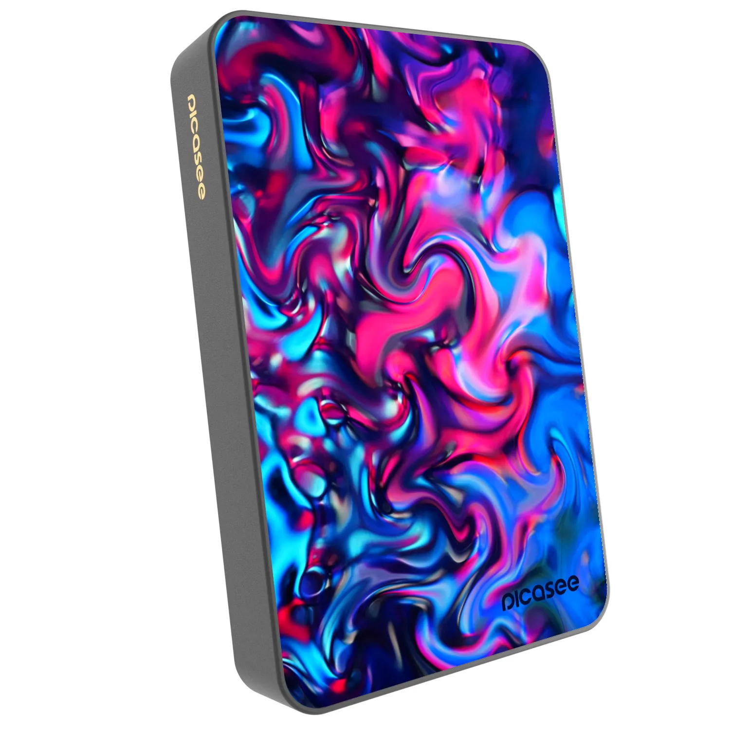 Picasee Powerbank mit MagSafe 10 000 mAh Grau - Redlight