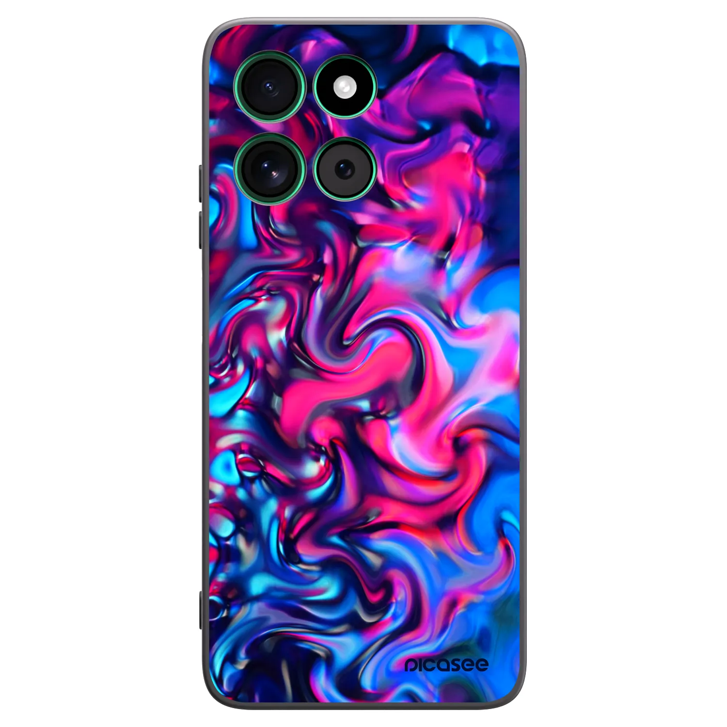 Picasee Motorola Moto G57 Power Hülle - Schwarzes Silikon - Redlight
