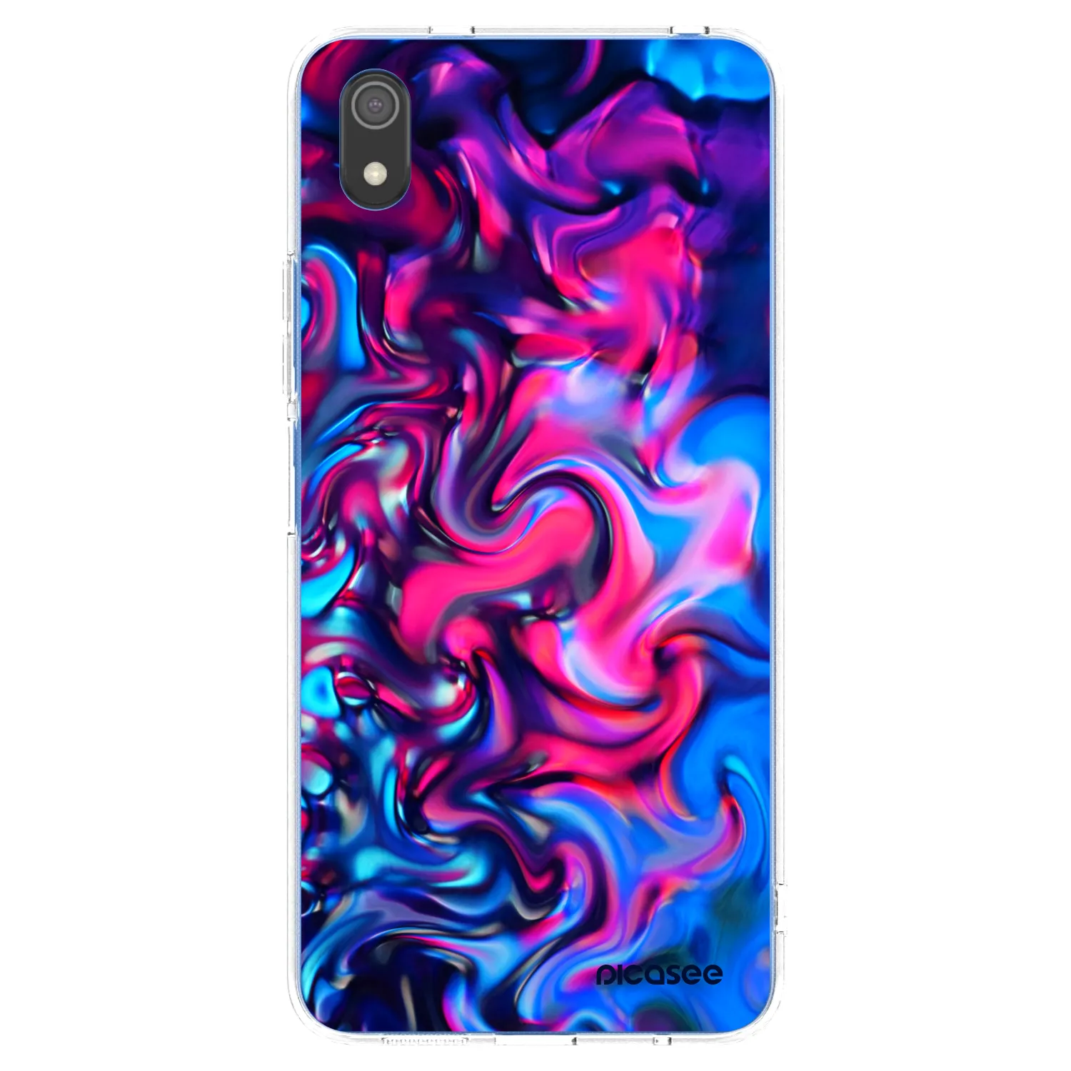 Picasee Xiaomi Redmi 7A Hülle - Transparentes Silikon - Redlight