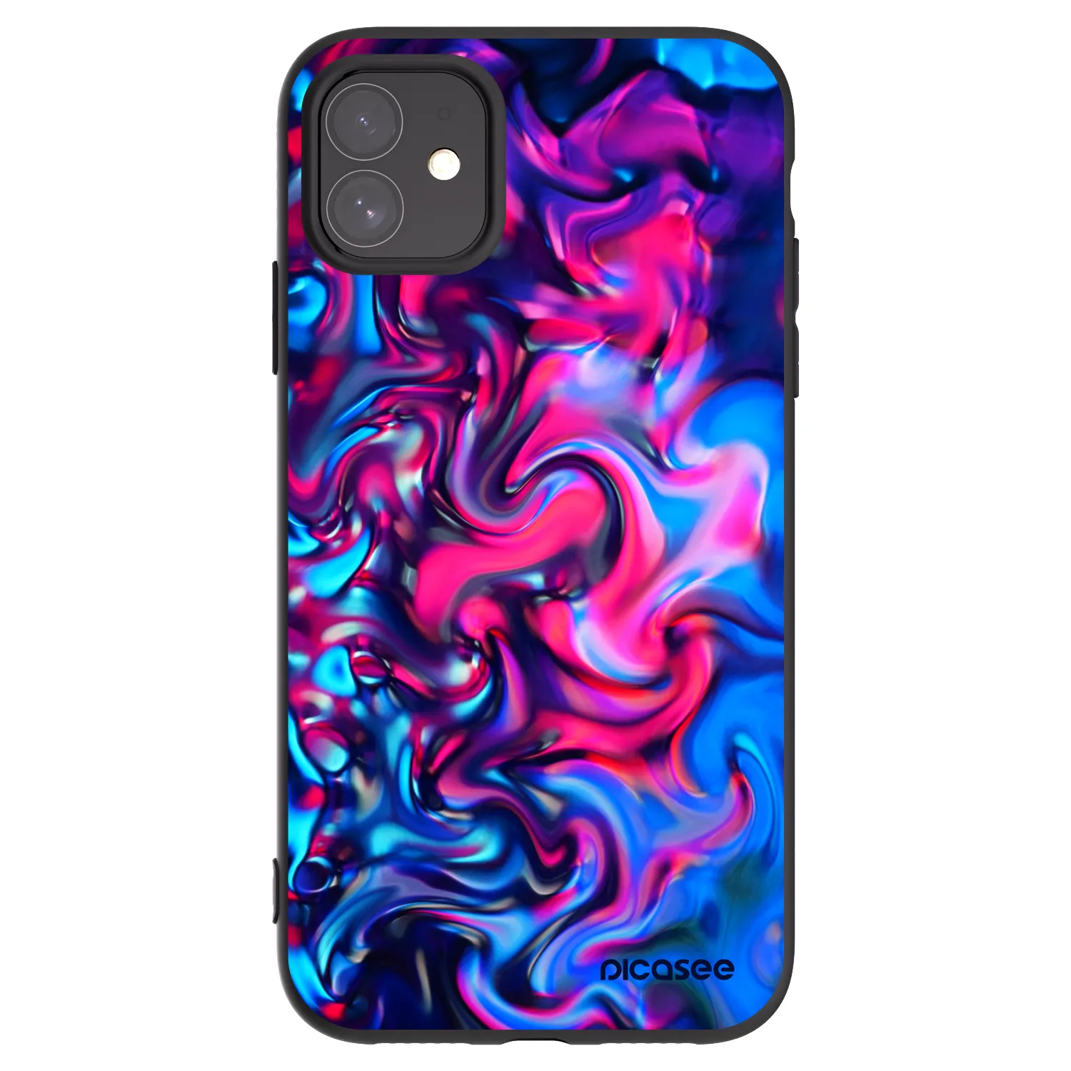 Picasee Apple iPhone 11 Hülle - Schwarzes Silikon - Redlight