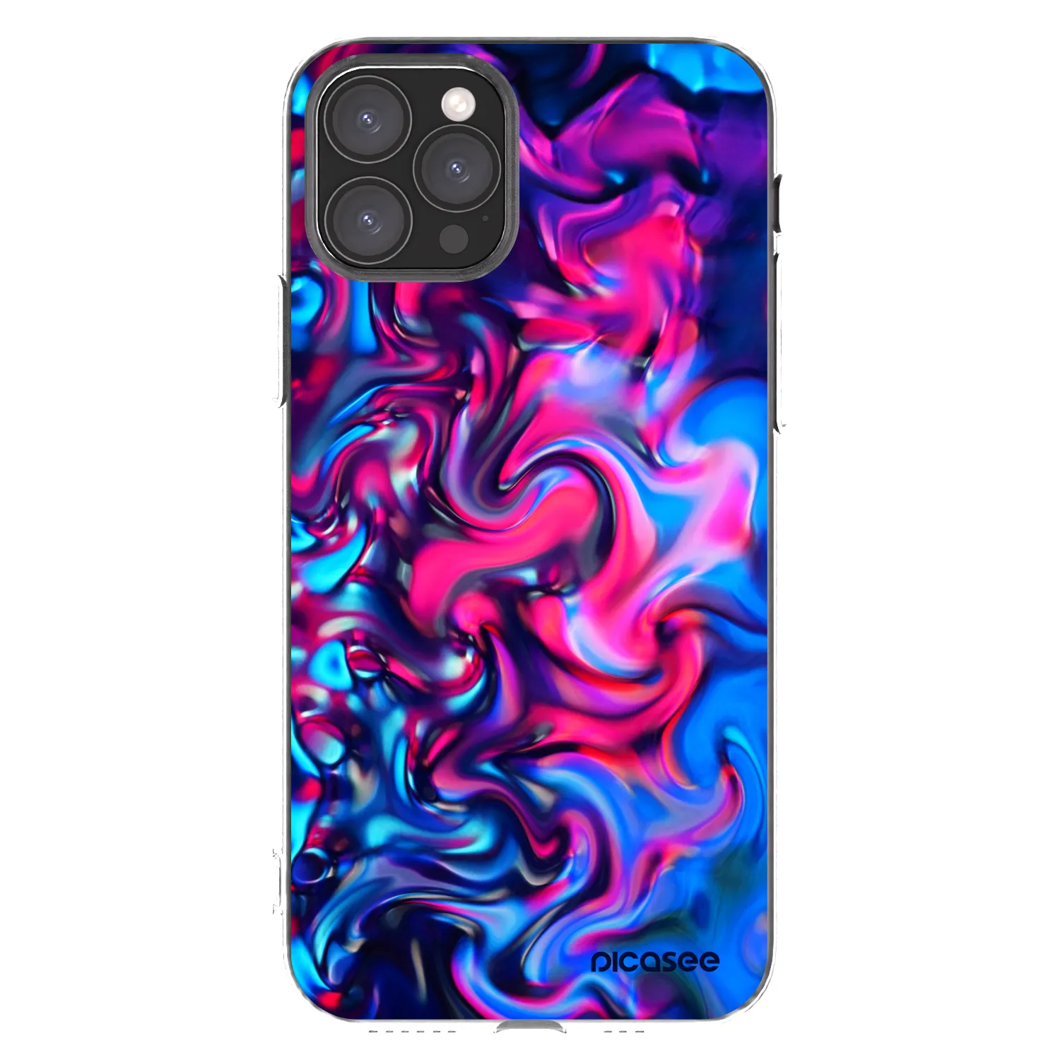 Picasee Apple iPhone 11 Pro Hülle - Transparentes Silikon - Redlight