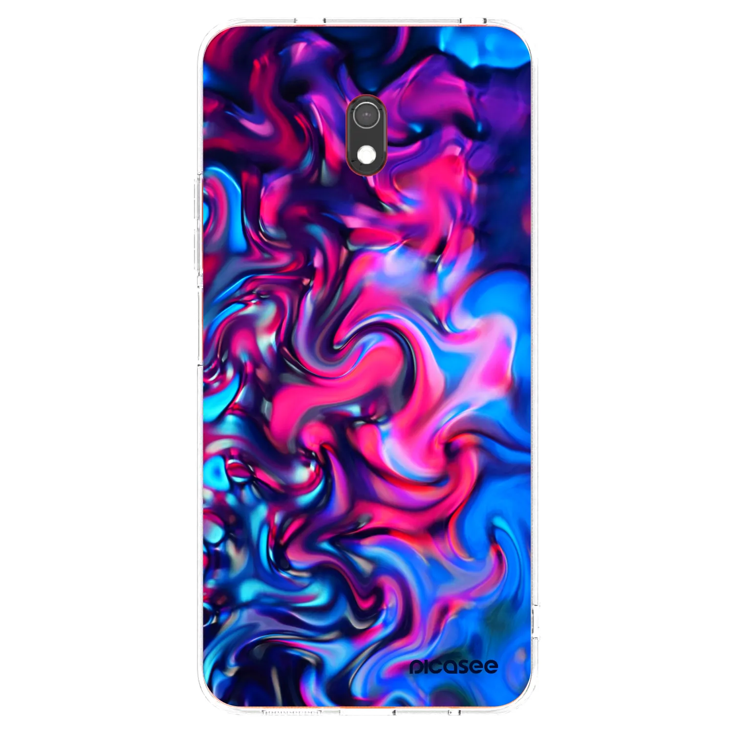 Picasee Xiaomi Redmi 8A Hülle - Transparentes Silikon - Redlight