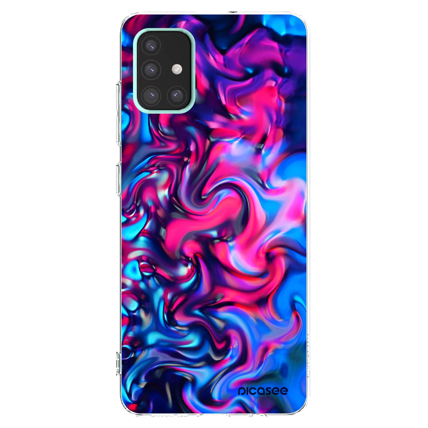 Picasee Samsung Galaxy A51 A515F Hülle - Transparentes Silikon - Redlight