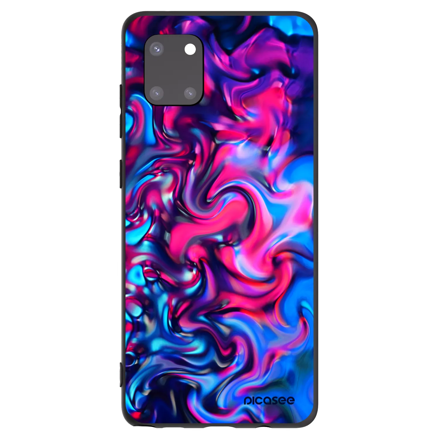 Picasee Samsung Galaxy Note 10 Lite N770F Hülle - Schwarzes Silikon - Redlight