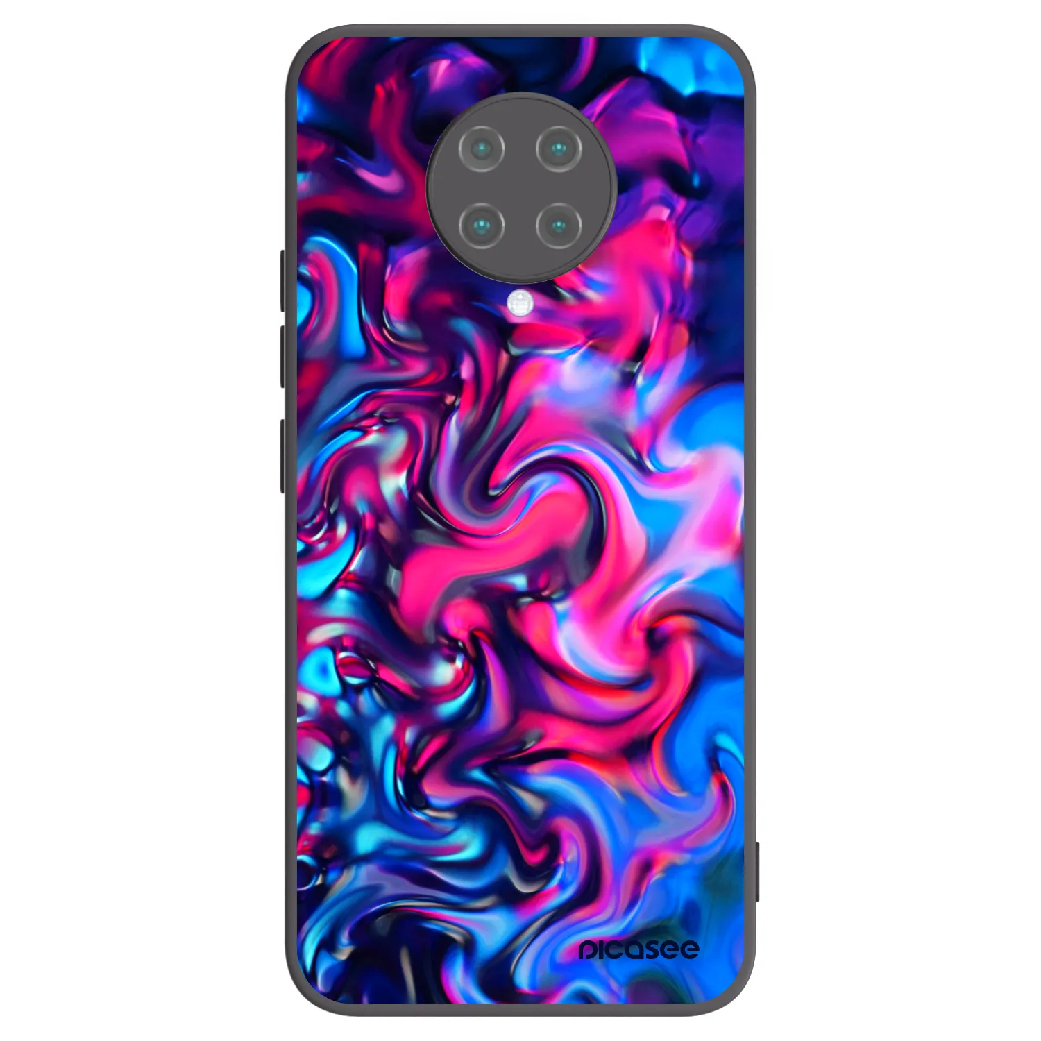 Picasee Xiaomi Poco F2 Pro Hülle - Schwarzes Silikon - Redlight