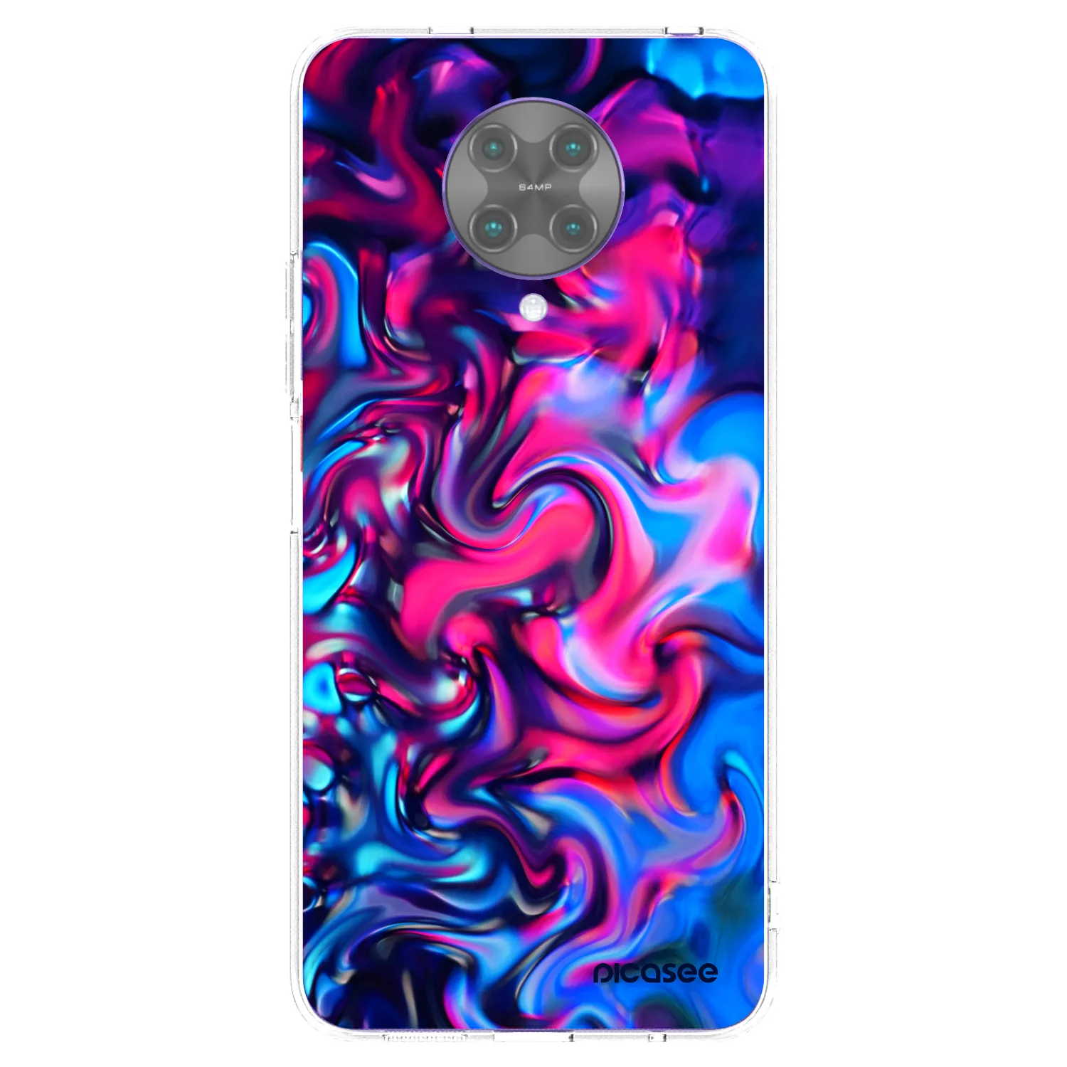 Picasee Xiaomi Poco F2 Pro Hülle - Transparentes Silikon - Redlight
