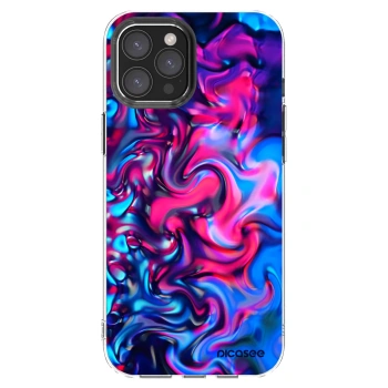 Picasee Apple iPhone 12 Pro Max Hülle - Transparentes Silikon - Redlight