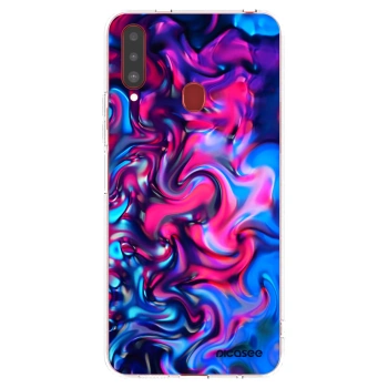Picasee Samsung Galaxy A20s Hülle - Transparentes Silikon - Redlight