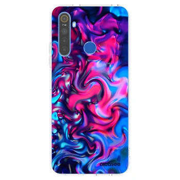 Picasee Realme 5 Hülle - Transparentes Silikon - Redlight