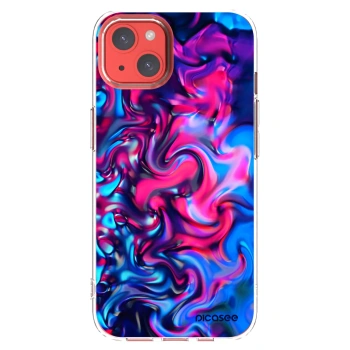 Picasee Apple iPhone 13 Hülle - Transparentes Silikon - Redlight