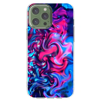 Picasee Apple iPhone 13 Pro Max Hülle - Transparentes Silikon - Redlight