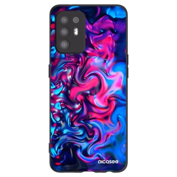 Picasee OPPO A94 5G Hülle - Schwarzes Silikon - Redlight
