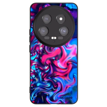 Picasee Xiaomi 14 Ultra Hülle - Schwarzes Silikon - Redlight