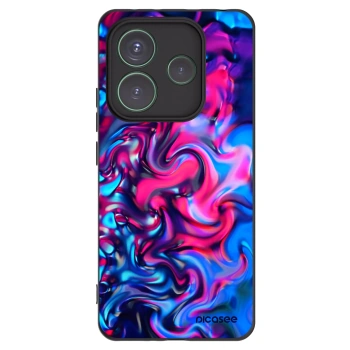 Picasee Xiaomi Redmi Note 14 5G Hülle - Schwarzes Silikon - Redlight