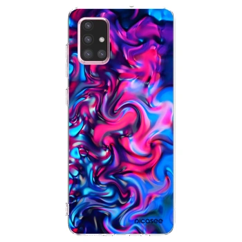 Picasee Samsung Galaxy A71 A715F Hülle - Transparentes Silikon - Redlight