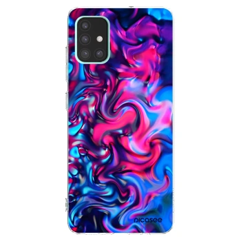 Picasee Samsung Galaxy A51 A515F Hülle - Transparentes Silikon - Redlight