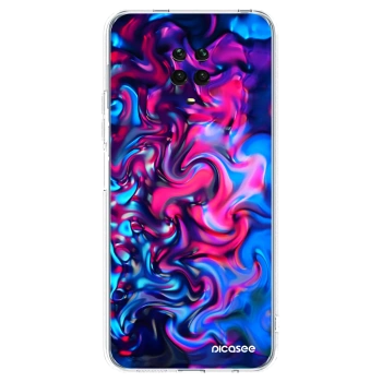 Picasee Xiaomi Redmi Note 9S Hülle - Transparentes Silikon - Redlight