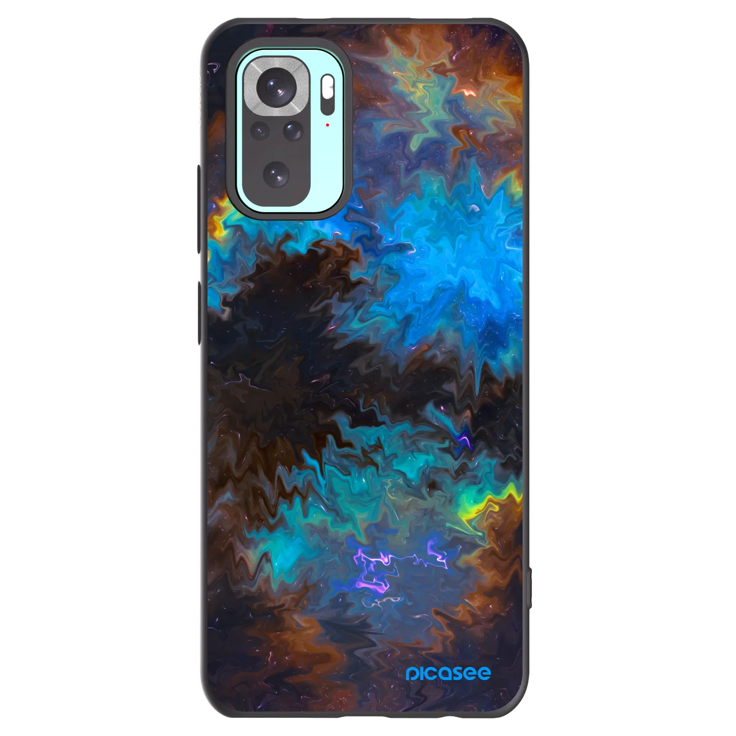 Picasee Xiaomi Redmi Note 10 Pro Hülle - Schwarzes Silikon - Space