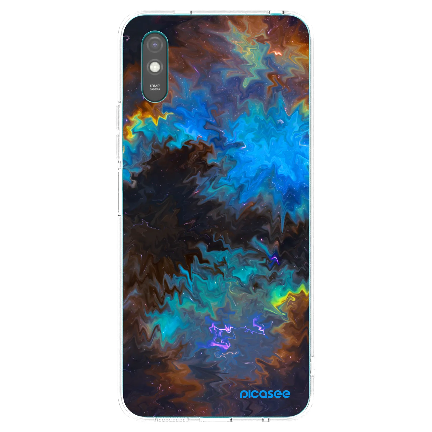Picasee Xiaomi Redmi 9AT Hülle - Transparentes Silikon - Space
