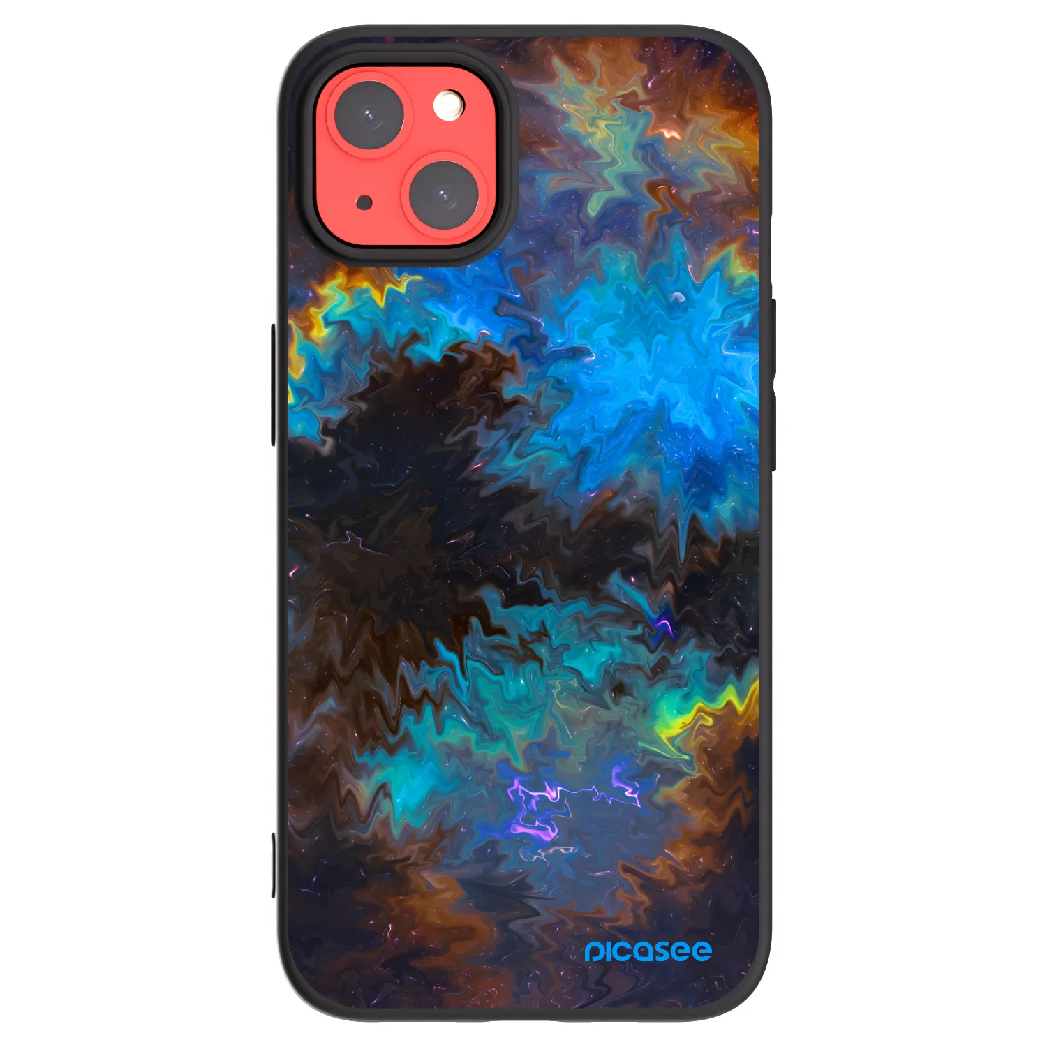 Picasee Apple iPhone 13 Hülle - Schwarzes Silikon - Space