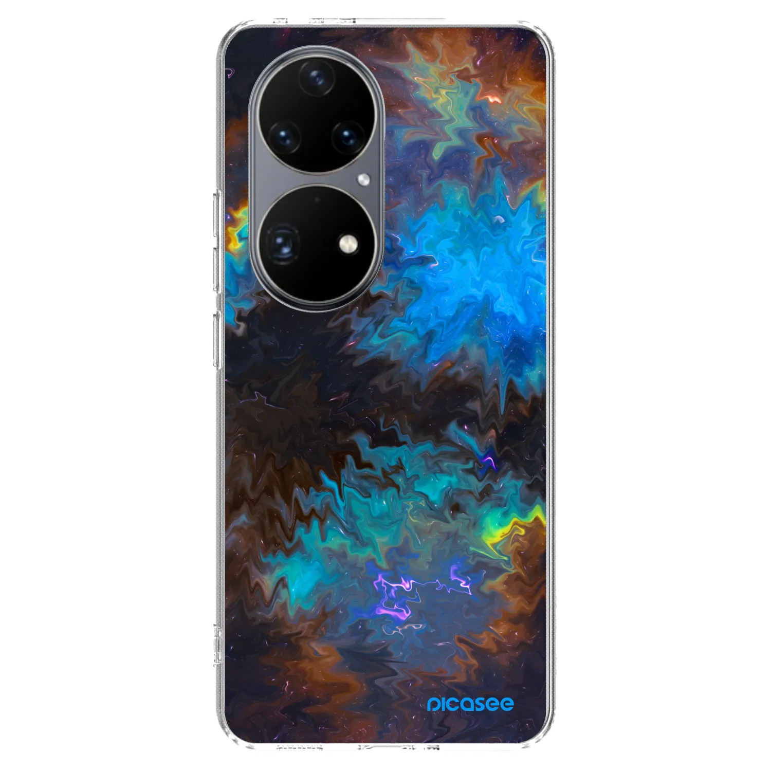 Picasee Huawei P50 Hülle - Transparentes Silikon - Space