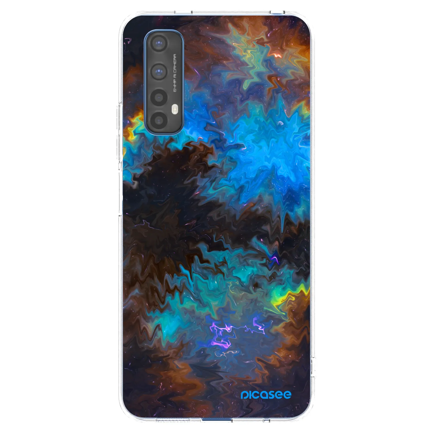 Picasee Realme 7 Hülle - Transparentes Silikon - Space