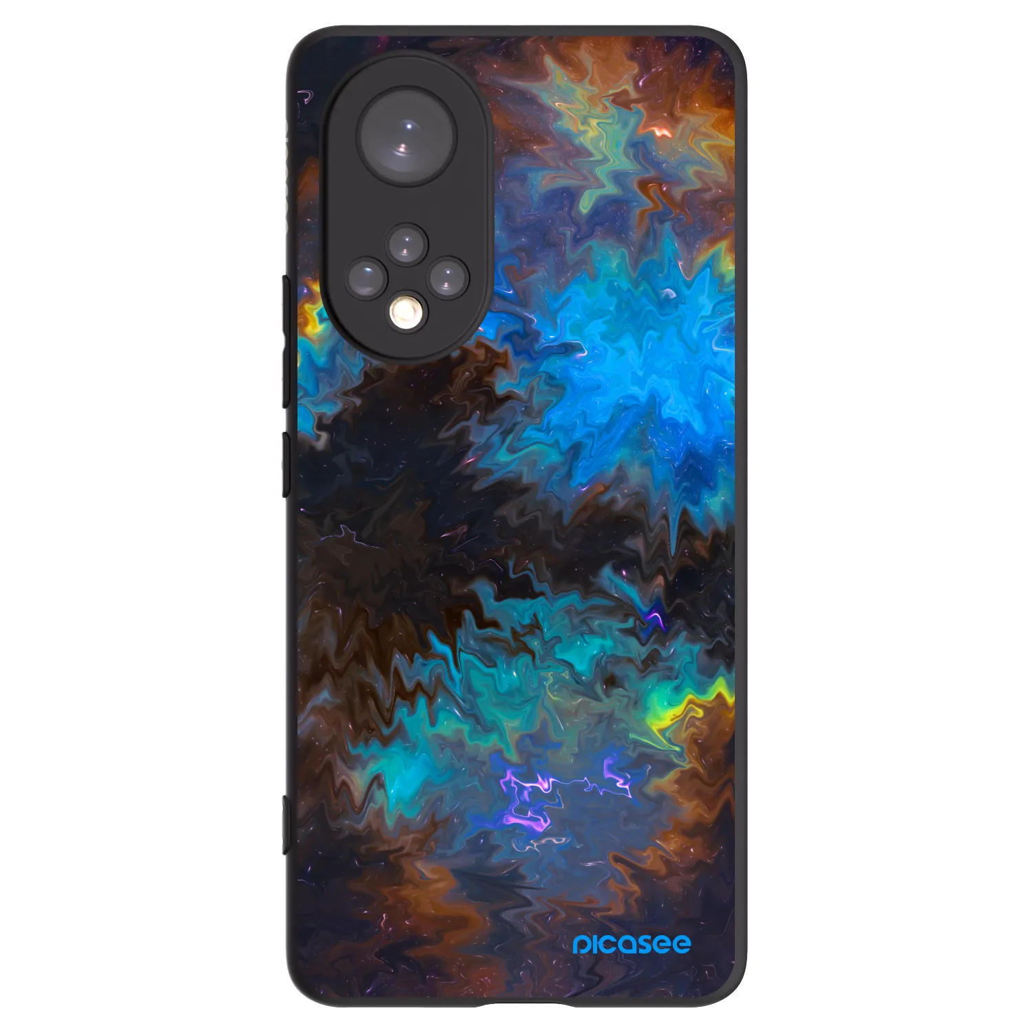 Picasee Honor 50 5G Hülle - Schwarzes Silikon - Space