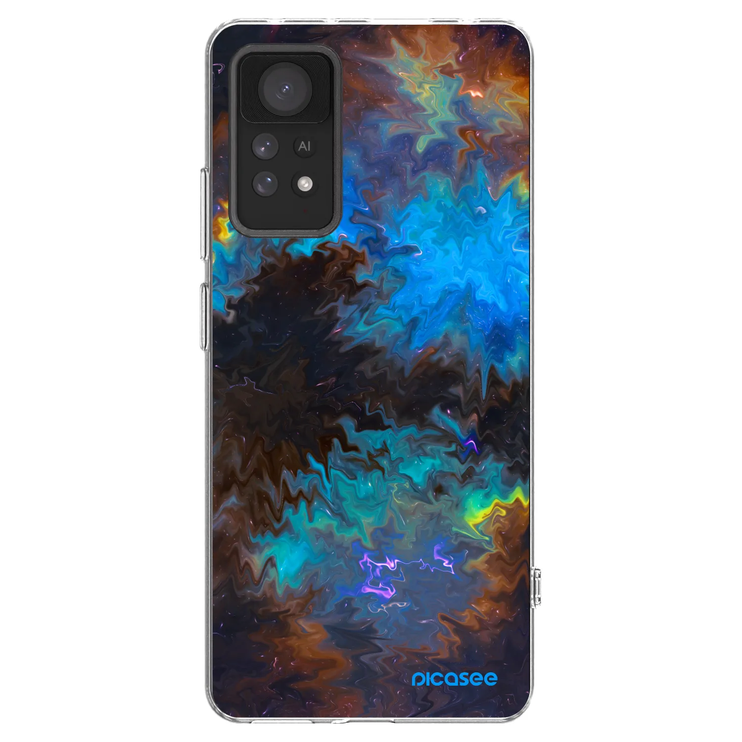 Picasee Xiaomi Redmi Note 11 Pro 5G Hülle - Transparentes Silikon - Space
