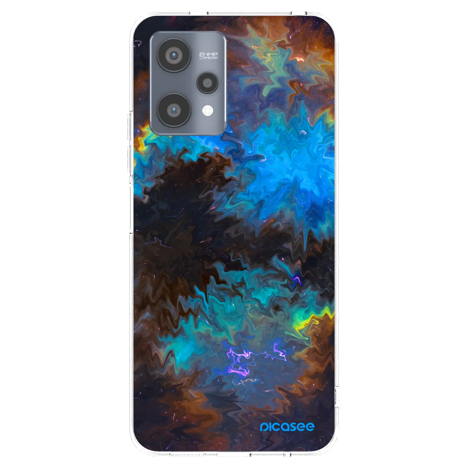 Picasee Realme 9 Pro 5G Hülle - Transparentes Silikon - Space